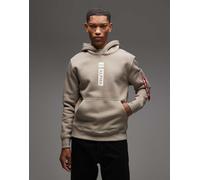 Alpha Industries Alpha Rp Hoodie Beige L Uomo