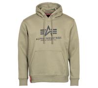 Alpha Industries Felpa con capp. Alpha Industries Basic uomo verde, taglia 3XL