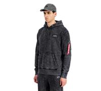 Alpha Industries Backprint Vintage Hoodie Taglia XS - Nero