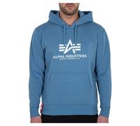 Alpha Industries Basic Big Logo Hoodie Taglia S - Blu