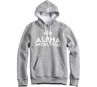 Alpha Industries Felpa da Uomo, Uomo, Grigio, M
