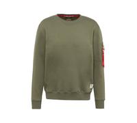 ALPHA INDUSTRIES Felpa 'Dragon' marrone / giallo oro / oliva / bianco Uomo ALPHA INDUSTRIES L