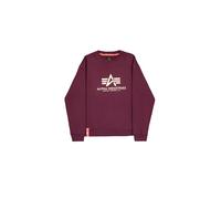 Alpha Industries Basic Big Logo Sweatshirt Felpe Taglia 2XL - Rosso