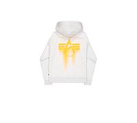 Alpha Industries Spray Print Hoodie Taglia XL - Grigio