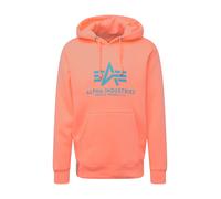 ALPHA INDUSTRIES Felpa grigio argento / rosso chiaro Uomo ALPHA INDUSTRIES S grigio argento / rosso chiaro