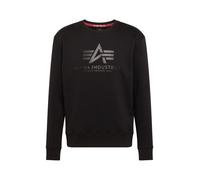 ALPHA INDUSTRIES Felpa grigio / nero Uomo ALPHA INDUSTRIES XXL