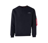 Alpha Industries Back Print Sweatshirt Nero XL Uomo