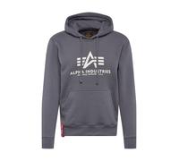 Alpha Industries Basic Big Logo Hoodie Taglia S - Grigio scuro
