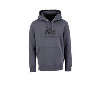 ALPHA INDUSTRIES Felpa grigio scuro / nero Uomo ALPHA INDUSTRIES S grigio scuro / nero