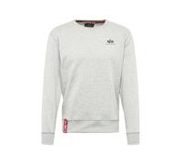 ALPHA INDUSTRIES Felpa grigio sfumato / nero, Taglia S