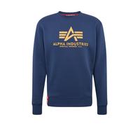 ALPHA INDUSTRIES Felpa navy / oro Uomo ALPHA INDUSTRIES S navy / oro