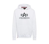 ALPHA INDUSTRIES Felpa nero / offwhite Uomo ALPHA INDUSTRIES XL nero / offwhite