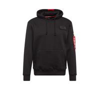 Alpha Industries Red Stripe Hoodie Taglia S - Nero