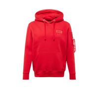 Alpha Industries Back Print Hoodie Rosso XL Uomo