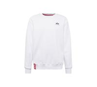 ALPHA INDUSTRIES Felpa rosso / nero / bianco Uomo ALPHA INDUSTRIES S rosso / nero / bianco
