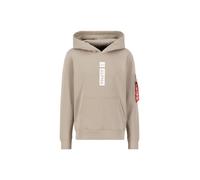 ALPHA INDUSTRIES Felpa sabbia / rosso / bianco, Taglia L