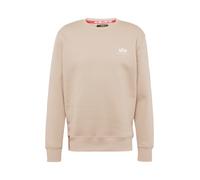 ALPHA INDUSTRIES Felpa sabbia / rosso / bianco Uomo ALPHA INDUSTRIES M sabbia / rosso / bianco