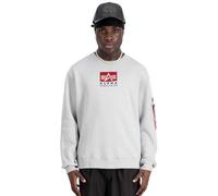 Alpha Industries Satin Logo Sweatshirt Felpe Taglia XL - Grigio