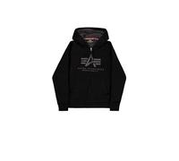 Alpha Industries Fleece Sherpa Hoodie da Uomo Black XXL