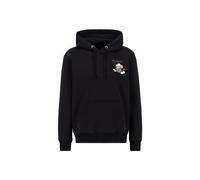 Alpha Industries Flying Buzz Small Logo Hoodie Taglia 3XL - Nero