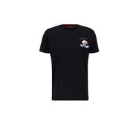 Alpha Industries Flying Buzz Small Logo T-Shirt Magliette Taglia 2XL - Nero
