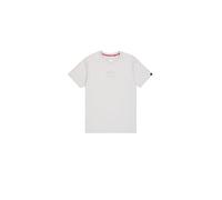 Alpha Industries Foam ML T-Shirt da Uomo Pastel Grey XXL