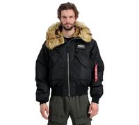 Alpha Industries 45/P Hooded Custom Giacche bomber Taglia M - Nero/riflettente