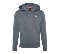 ALPHA INDUSTRIES Giacca di felpa blu colomba / bianco Uomo ALPHA INDUSTRIES XXXL blu colomba / bianco