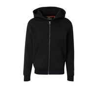 ALPHA INDUSTRIES Giacca di felpa nero / bianco Uomo ALPHA INDUSTRIES S nero / bianco