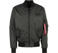 ALPHA INDUSTRIES Giacca di mezza stagione antracite / rosso / nero / bianco Uomo ALPHA INDUSTRIES L