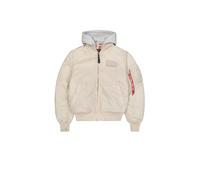 ALPHA INDUSTRIES Giacca di mezza stagione beige / grigio / rosso / bianco Uomo ALPHA INDUSTRIES S