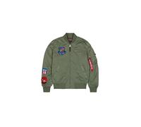 ALPHA INDUSTRIES Giacca di mezza stagione blu / oliva / rosso / bianco Uomo ALPHA INDUSTRIES XXL