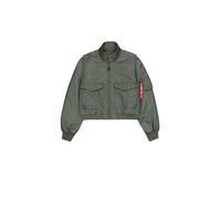 ALPHA INDUSTRIES Giacca di mezza stagione cachi / rosso / bianco Uomo ALPHA INDUSTRIES S