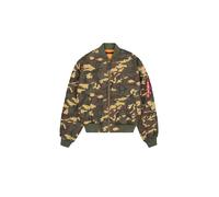 Alpha Industries MA-1 Quilted Camouflage Giacche Bomber Woodland Camouflage