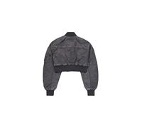Alpha Industries MA-1 Vintage Cropped Giacche Bomber Taglia S - Grigio