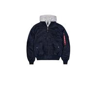 Alpha Industries MA-1 D-Tec Hood Giacche Bomber Taglia 3XL - Blu