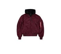 Alpha Industries MA-1 D-Tec Hood Giacche Bomber Taglia 3XL - Rosso