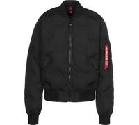 ALPHA INDUSTRIES Giacca di mezza stagione nero, Taglia M