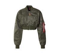 Alpha Industries MA-1 Vintage Cropped Light Giacche Bomber Taglia L - Verde