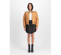 ALPHA INDUSTRIES Giacca di mezza stagione marrone chiaro / bianco Donna ALPHA INDUSTRIES L