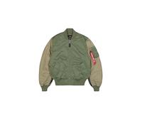 Alpha Industries Giacca bomber MA-1 Camo Back Embroidery Uomo Verde oliva XS