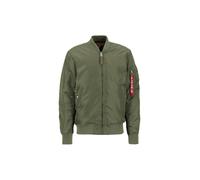 ALPHA INDUSTRIES Giacca di mezza stagione verde / rosso Uomo ALPHA INDUSTRIES M