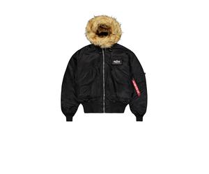 ALPHA INDUSTRIES Giacca invernale '45P' nero / bianco Uomo - Abbigliamento - Taglie comode - Giacche ALPHA INDUSTRIES M