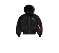 ALPHA INDUSTRIES Giacca invernale '45P' nero / bianco Uomo ALPHA INDUSTRIES L nero / bianco