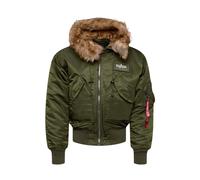 ALPHA INDUSTRIES Giacca invernale '45P' oliva / bianco Uomo ALPHA INDUSTRIES XL oliva / bianco