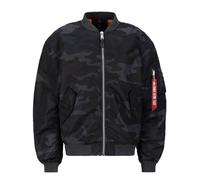 ALPHA INDUSTRIES Giacca invernale 'MA-1 CS' grigio / rosso / nero Uomo ALPHA INDUSTRIES XXXL grigio / rosso / nero