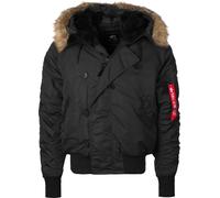 ALPHA INDUSTRIES Giacca invernale 'N2B' rosso / nero / bianco Uomo ALPHA INDUSTRIES XXXL rosso / nero / bianco