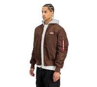 Alpha Industries MA-1 Zip Hood Backprint Giacche Bomber Taglia M -