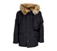 Alpha Industries - Giacca polare nera con cappuccio - - Jackets - Uomo - Nero - XL