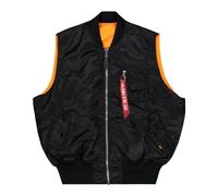 Alpha Industries - Gilet Bomber Reversibile Stile Heritage - - Jackets - Uomo - Nero - XL